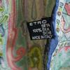 Used ETRO Paisley Pattern Silk Stole
