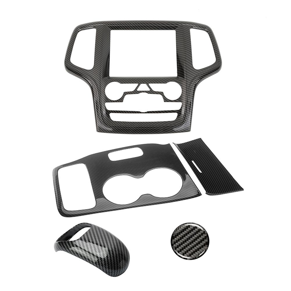 Center Console Dashboard Cover Trim Gear Shift Panel Decoration For Jeep Grand Cherokee 2014 2015 Interior Tuning Accessories