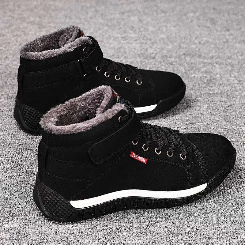 Stivaletti da uomo leggeri antiscivolo tinta unita stringate scarpe calde  piatte stivali da neve invernali casual impermeabili all'aperto amazon  shoes - Stileo.it