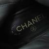 Great CHANEL short boots COCO Mark Turnlock Matelasse Suede Leather 37 G36763 Used
