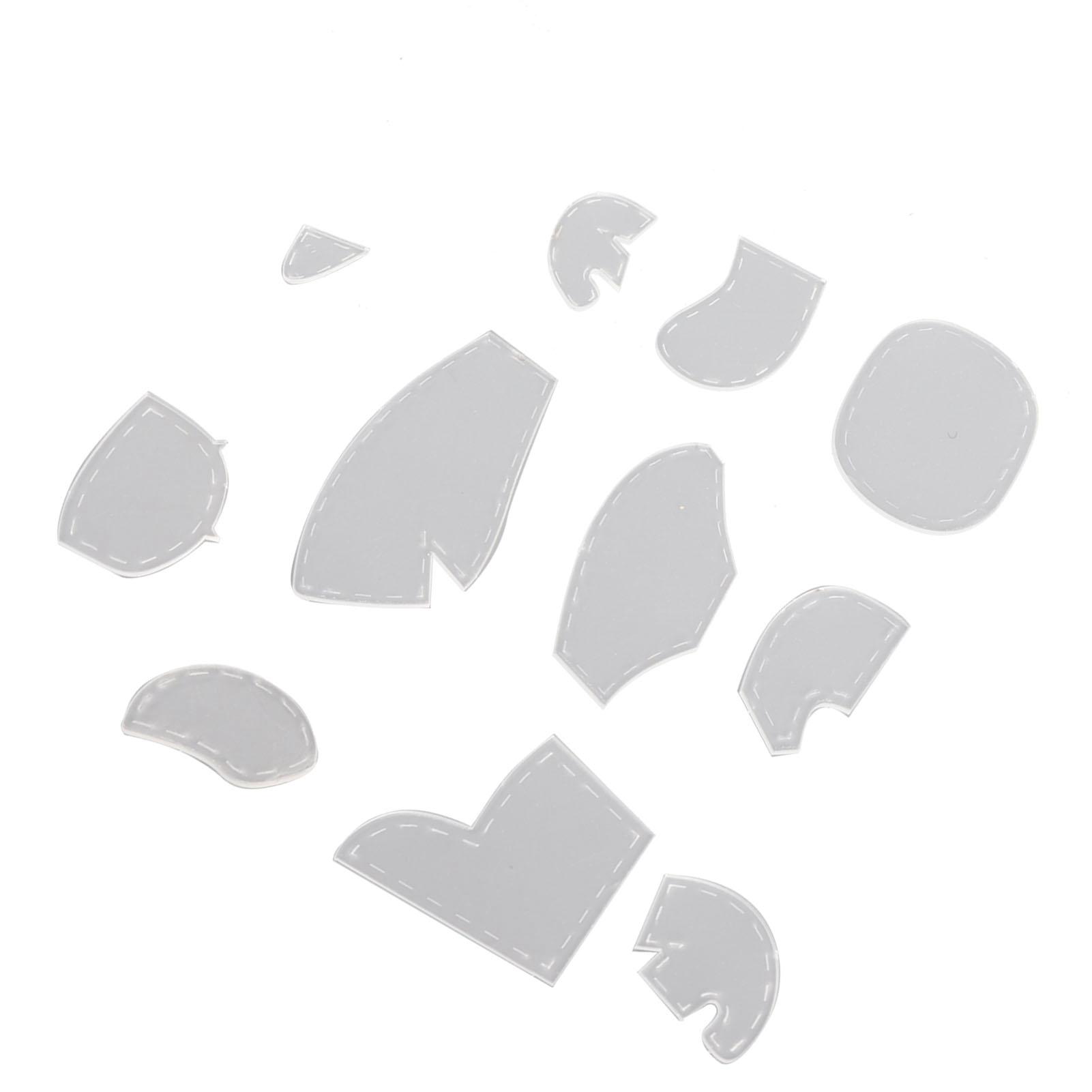 

11 шт. Набор шаблонов для вышивки слонов, набор акриловых шаблонов для квилтинга, набор для вышивки слонов