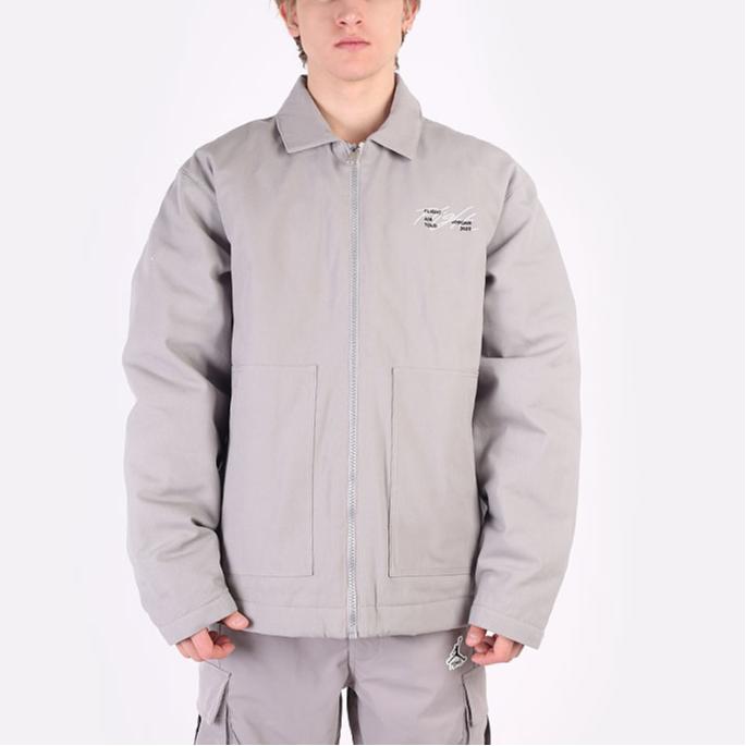 Jordan Air  Flight Heritage Colorblock Casual Collar Zip Long Sleeve Jacket Men Jackets Mystic-Stone DJ0238-016