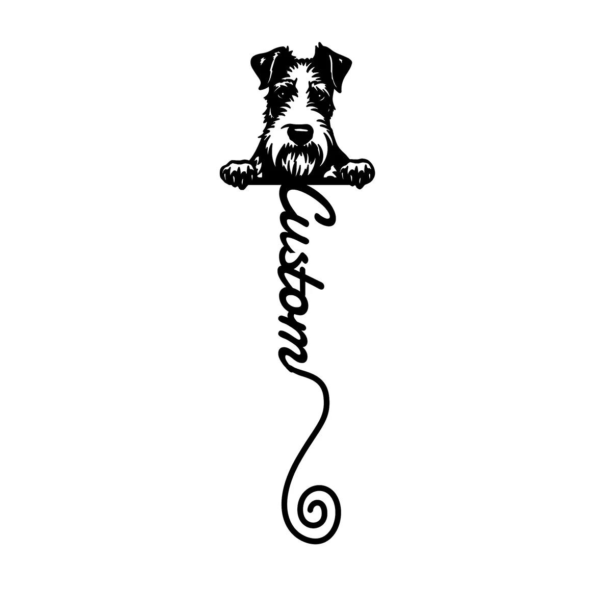 Metal Bookmark Set, Vintage Tin Page Marker, Gift for Book Lovers, Teacher Appreciation, Dog Lover Gift, Wirefox Terrier, Unique Bookmark