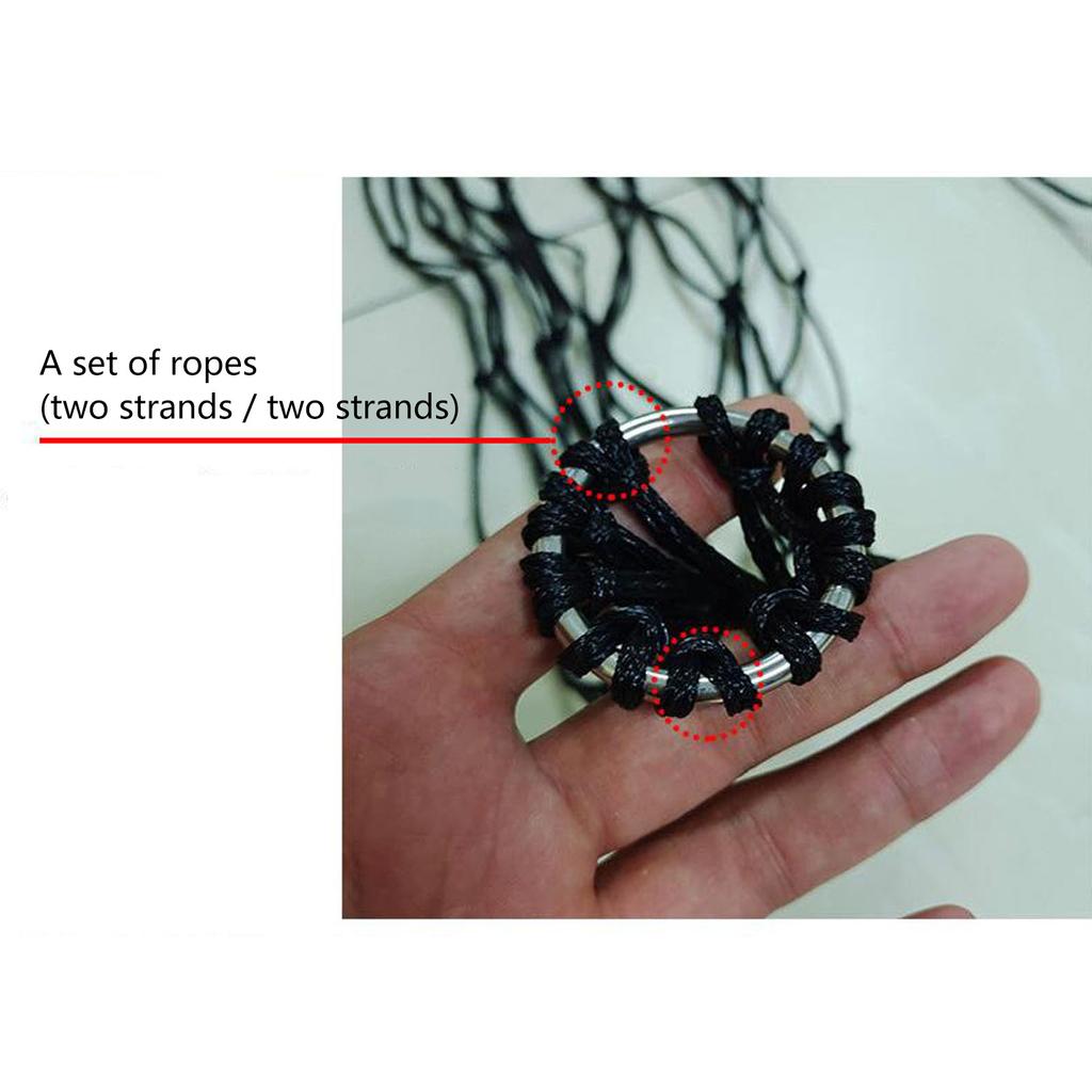 Slow Feed Hay Net Hay Feeder Hay Bag Hay Net Horses Slow Feeder Haynet 36 Inch Length with Holes Hanging Horse Feed Net