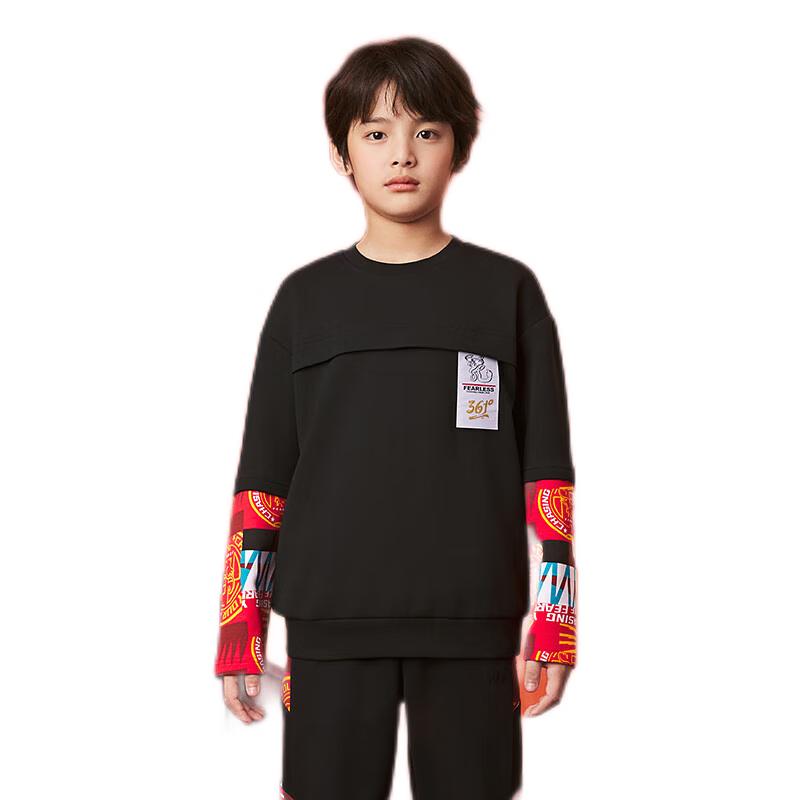 361° Kids New Year Thickened Warm Pullover Sweatshirt 170