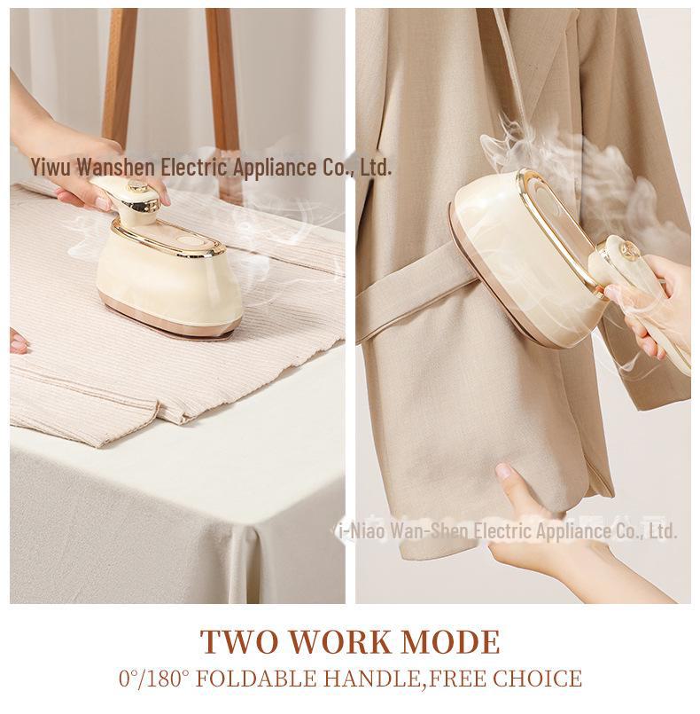 Portable High-Power Handheld Steam Iron for Home Use