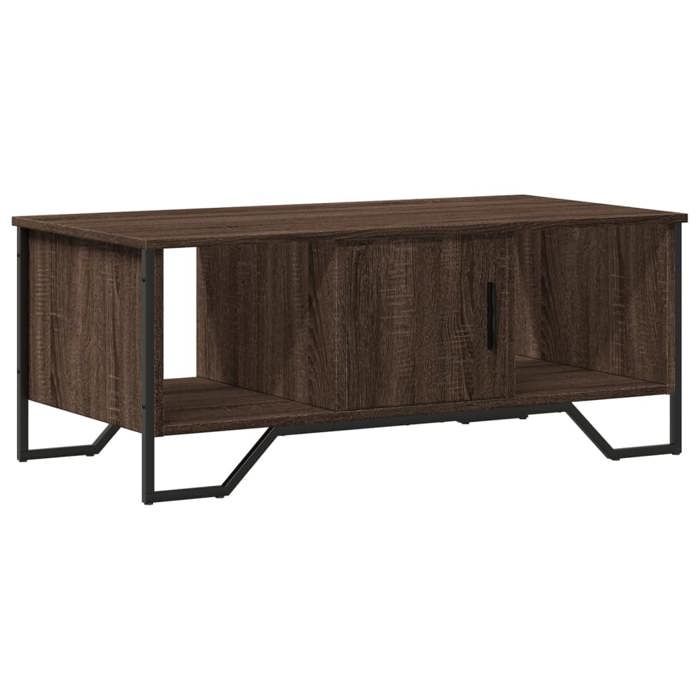 VidaXL Coffee Table Brown Oak 100x51x40 Cm Engineered Wood, Side Table, Living Room Table, Side Table, End Table 848493