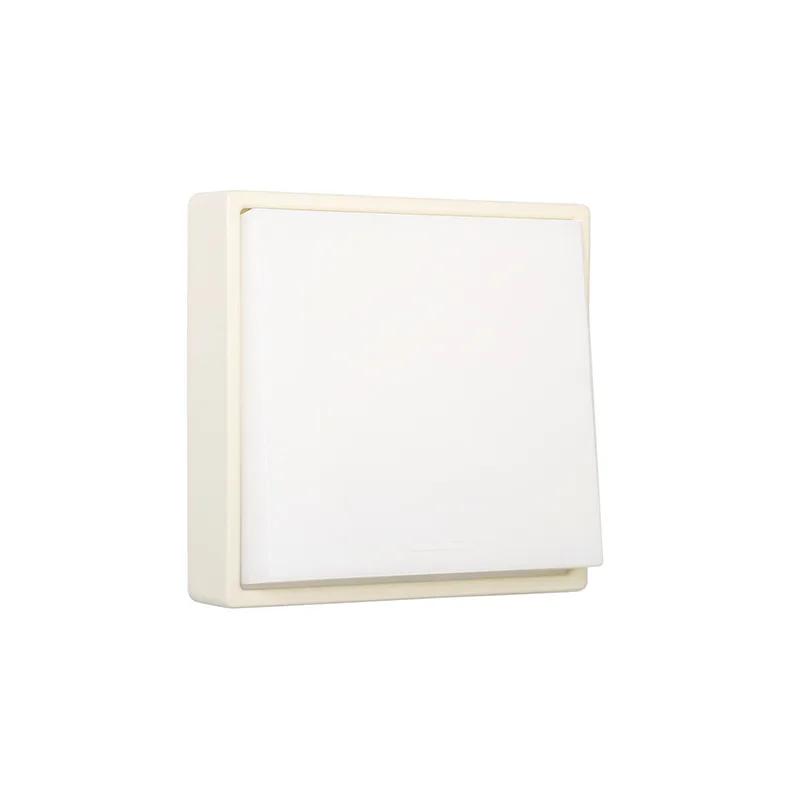 Bedroom USB Charging Minimalist Switch Night Light for Home Bedroom Bedside – Simple White/Yellow Design