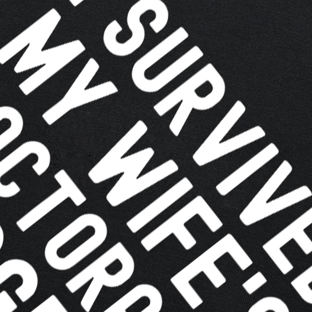 I Survived My Wife's Doctorate Program T-Shirt Funny PHD Graduation Gift Tee Husband Male Cotton Short Sleeve Tshirt Tops