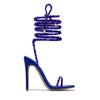 Comemore Wedding Banquet Fashion Open Toe Heels Shoes Pumps Silver Sexy Ankle Cross Strap High Heels Sandals Women Summer Party