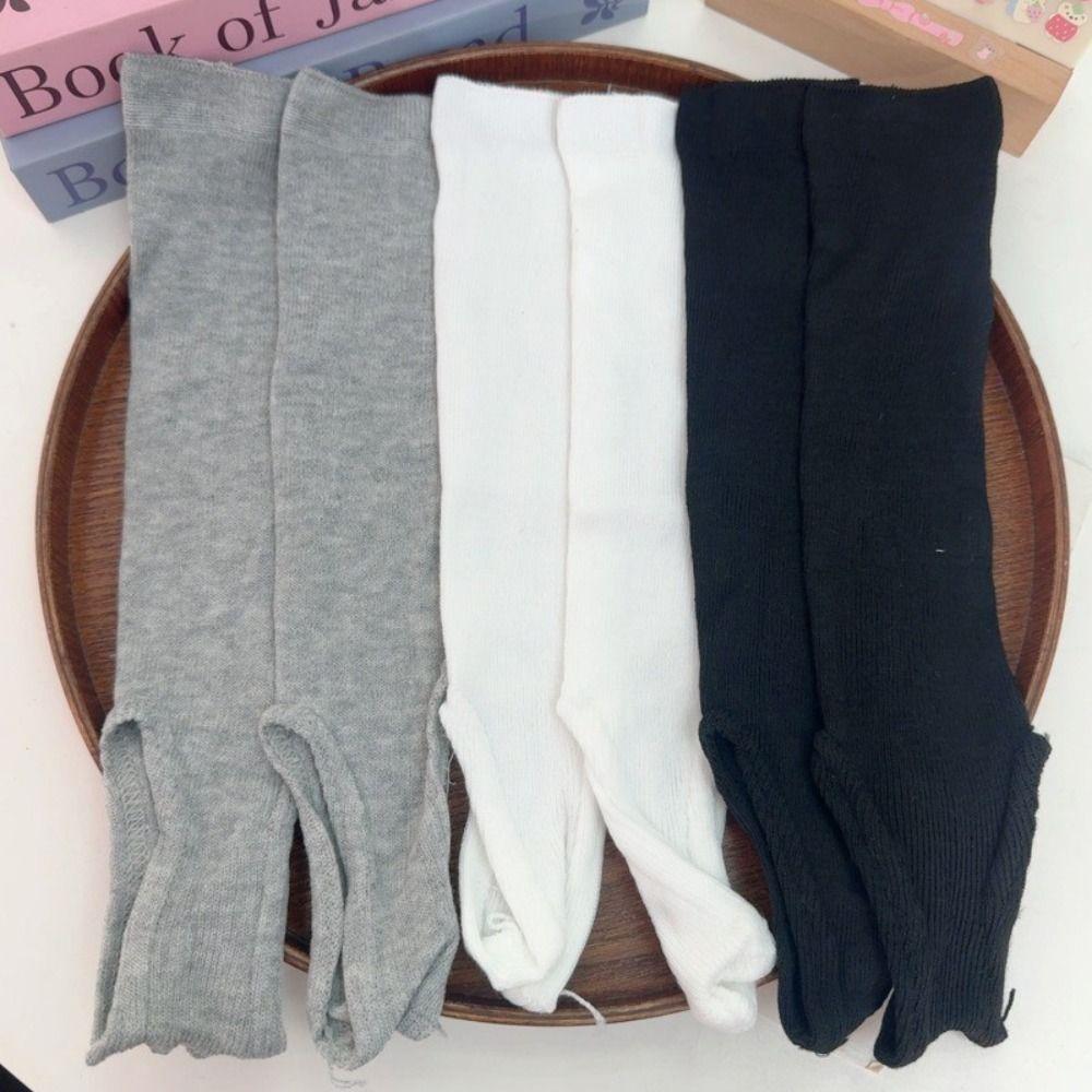 Lightweight Mid-calf Calf Socks Solid Color JK Stockings New Leg Warmer Socks  Women