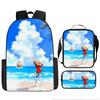 ONE PIECE Luffy one piece schoolbag Sauron backpack student Nautical king backpack satchel pencil case set