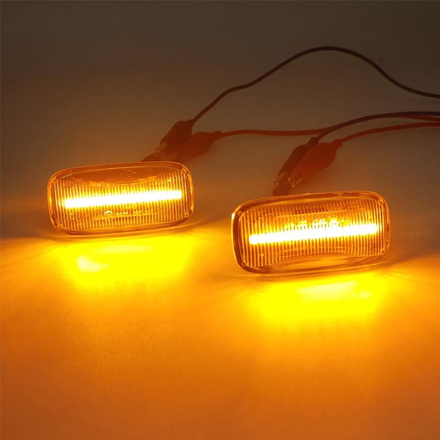 Neue 12V LED Seitenmarkierungs-Blinker Leuchten Auto Licht Zubehör für Nissan Skyline R34 Almera N15 N16 Pulsar Maxima QX Sunny G10