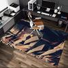 [1pc naruto Office Chair Carpet] Digital Printed Area Rug for Home & Game Room Use, Soft Indoor Sofa Chair Mat