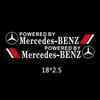 2pcs Car Window Body Trunk Stickers Decoration Badge Accessories For Mercedes Benz AMG W206 W204 W205 W212 W213 W221 W222 W223  w1