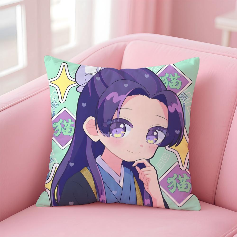 Anime Healing The AApothecary DDiaries Cushion Cover Pillow Case Soft Skin Friendly Fabric Comfort  Concealed Zipper
