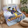 Melbourne Storm Flannel Fleece Blanket Cozy Warm Throw Blanket For Couch Bed Travel All Season Use