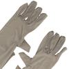 1Pair Long Gloves Anti UV Five Finger Gloves Soft Oil Shiny High Elastic Mittens Thin Nylon Breathable Glossy Sun Protection