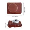 Digital Camera Protective Case PU Leather Camera Storage Bag with Removable Shoulder Strap Compatible with  ZV1 F  ZV1M2