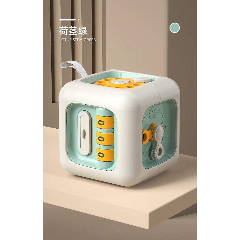 Activity Busy Cube Sensory Toys for Toddlers Montessori Toys for 1 Year Old Travel Toys Educational Learning Toy for 12-18 Month
