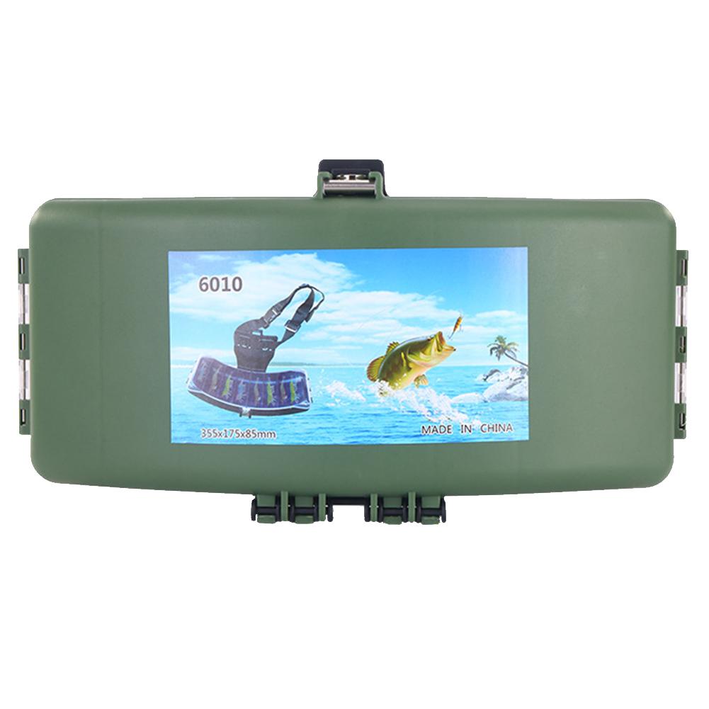 

Fishing Belt Bag Fishing Bait Storage Belt Box Large Capacity Fish Tackle Box Portable Multifunctional Fishing Accessories зелёный