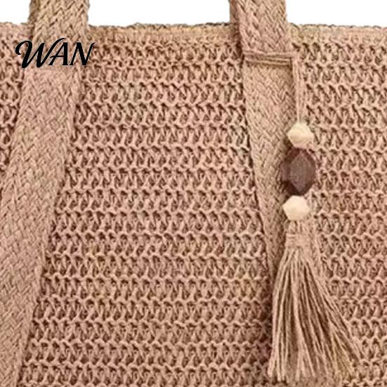 Trendy Women Bag Woven Shoulder Bag, Large Capacity Tote Commuter Multi-purpose Summer Beach Tote, Lightweight Purse for Vacation Street Work Portable