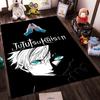Anime Rug with Jujutsu Kaisen Design, Gojo Satoru Illustration Carpet Suitable for Use As an Anti-slip for Living Room Bedroom Sofas