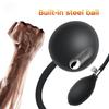Inflatable Sex Toys for Men and Women Silicone Anal Masturbation Expansion Anal Expander Bump Development Backyard