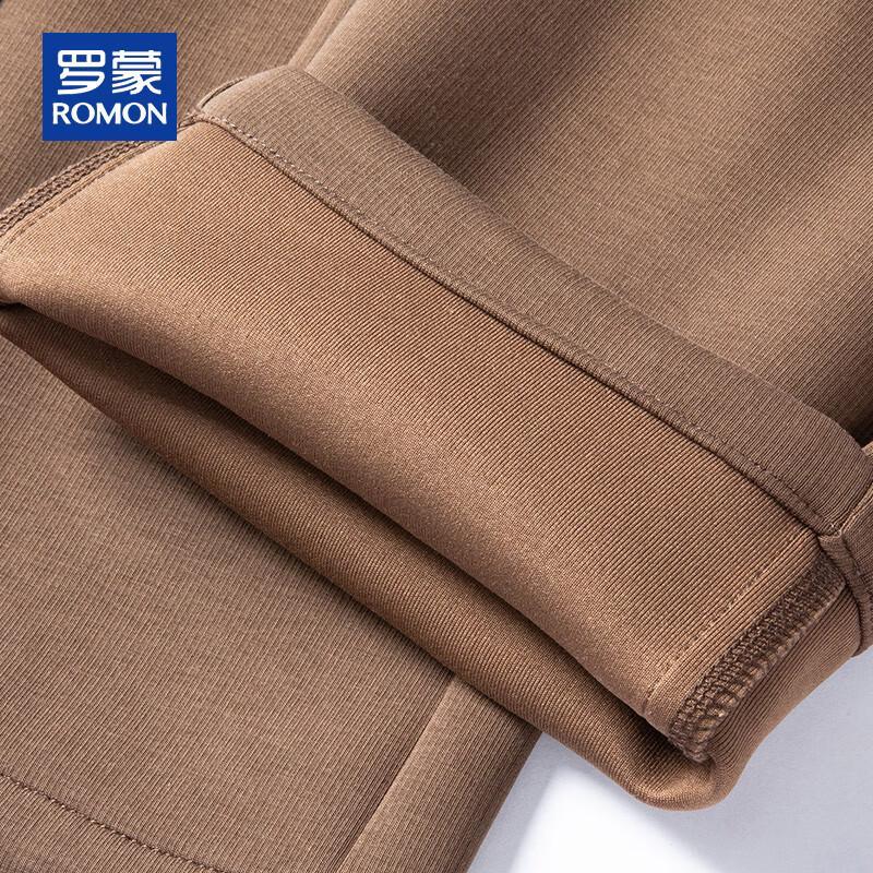 ROMON Men's Loose Straight Casual Drawstring Pants
