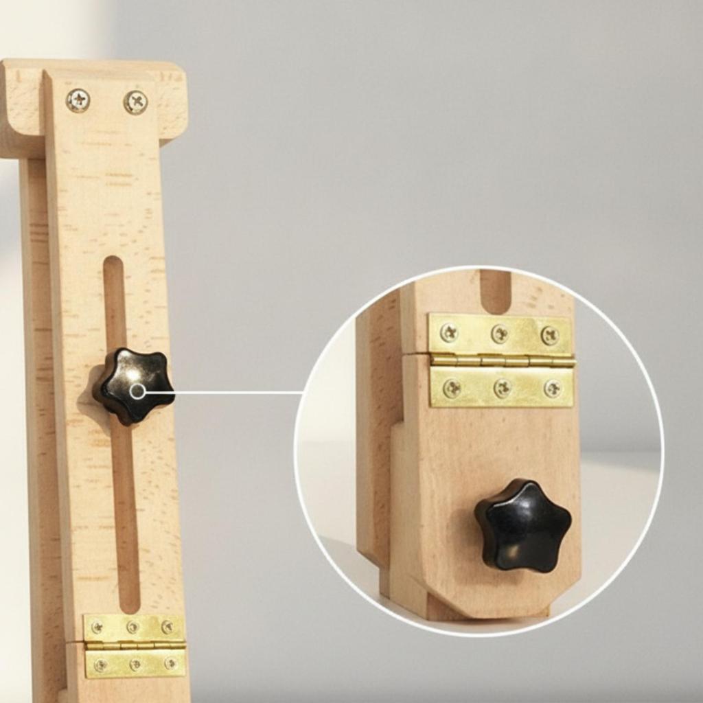Leather Stitching Holder Adjustable Clamp Wooden Leathercraft
