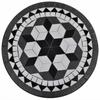 Bistro Table Black and White 60 Cm Mosaic