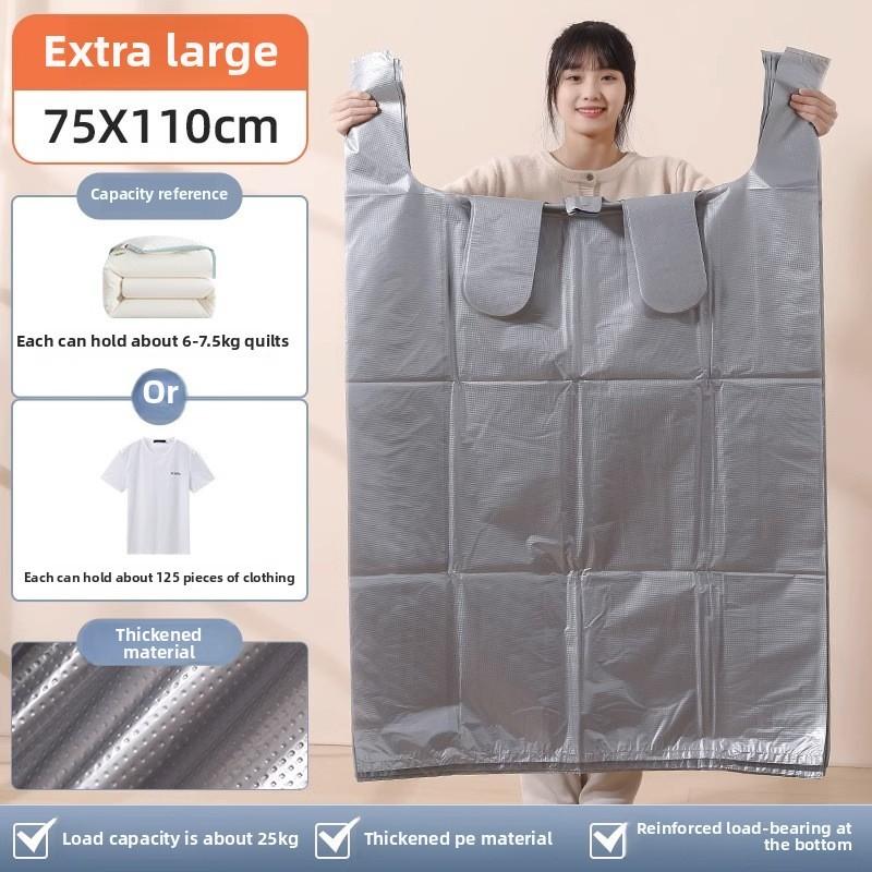 Modern Pe Laundry Storage Bags For Clothes Bedding Multiuse Organizer For Home