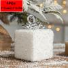 New Christmas Tree Decorations Pendant Xmas Tree White Elk Snowflake Ornaments Home Hanging Decoration 2025 New Year Party Decor