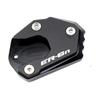Motorcycle Kickstand Foot Side Stand Extension Pad Support Plate For KAWASAKI ER6N ER 6N ER-6N ER-6F ER6F ER 6F 2006-2014 2010