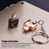 USB Type C To Micro-SD TF Adapter OTG Cardreader Portable Mini Card Reader Smart Memory Card Reader For Laptops Mac book Samsung