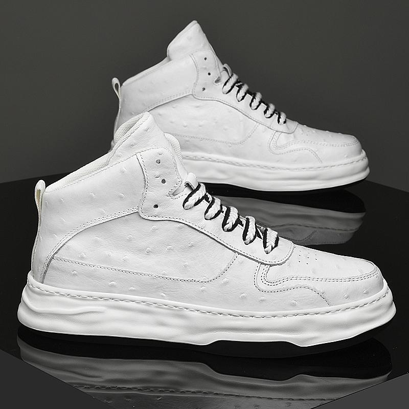 Módní Pánské Nízké Tenisky z Pravé Kůže Vysoké Kvality Pánské Pohodlné Základní Boty Pánské Šněrovací Ležérní Boty Klasické Skate Boty Pánské