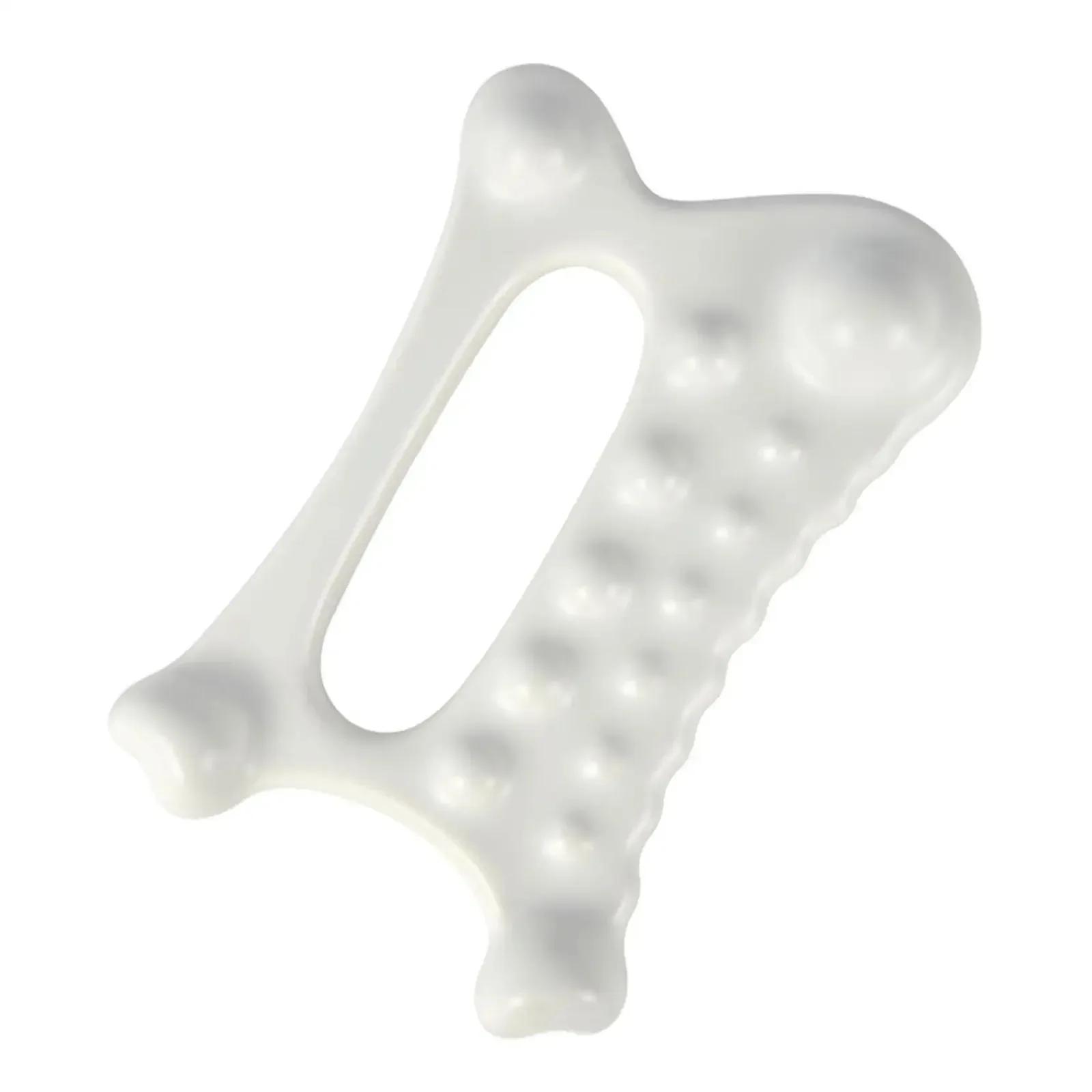 

Facial GuaSha Massage Board Body Skin Care Relaxation Scraper for Face Maintenance And Muscle Relief Body Care Tool белый