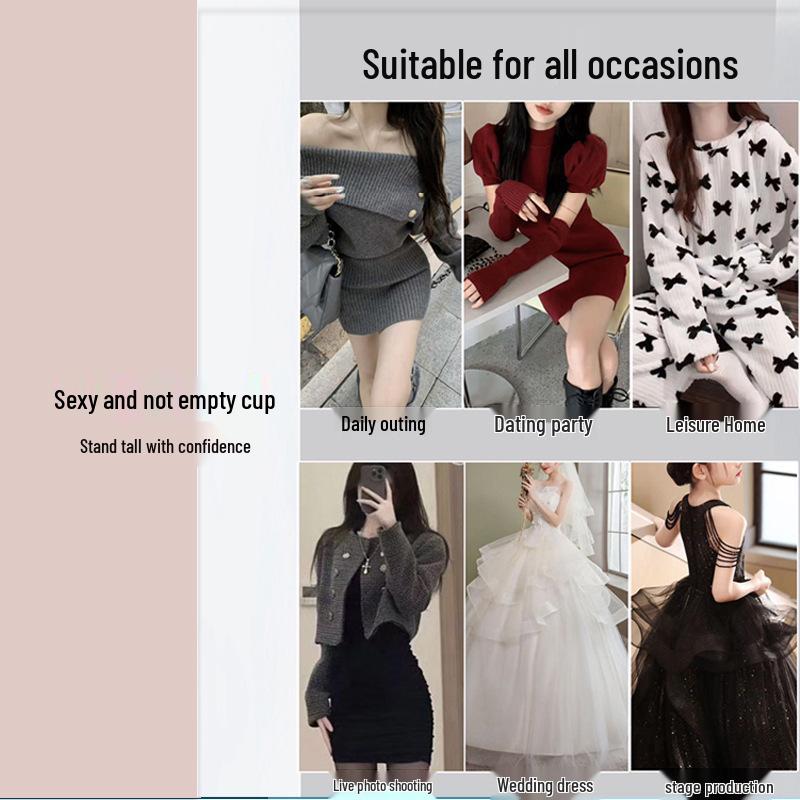 8cm Thick Manga Chest Fake Breast Sports Bra with Detachable Pad