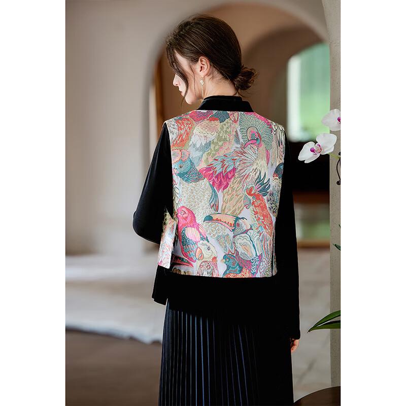 Women's New Chinese Style Jacquard Cotton Vest