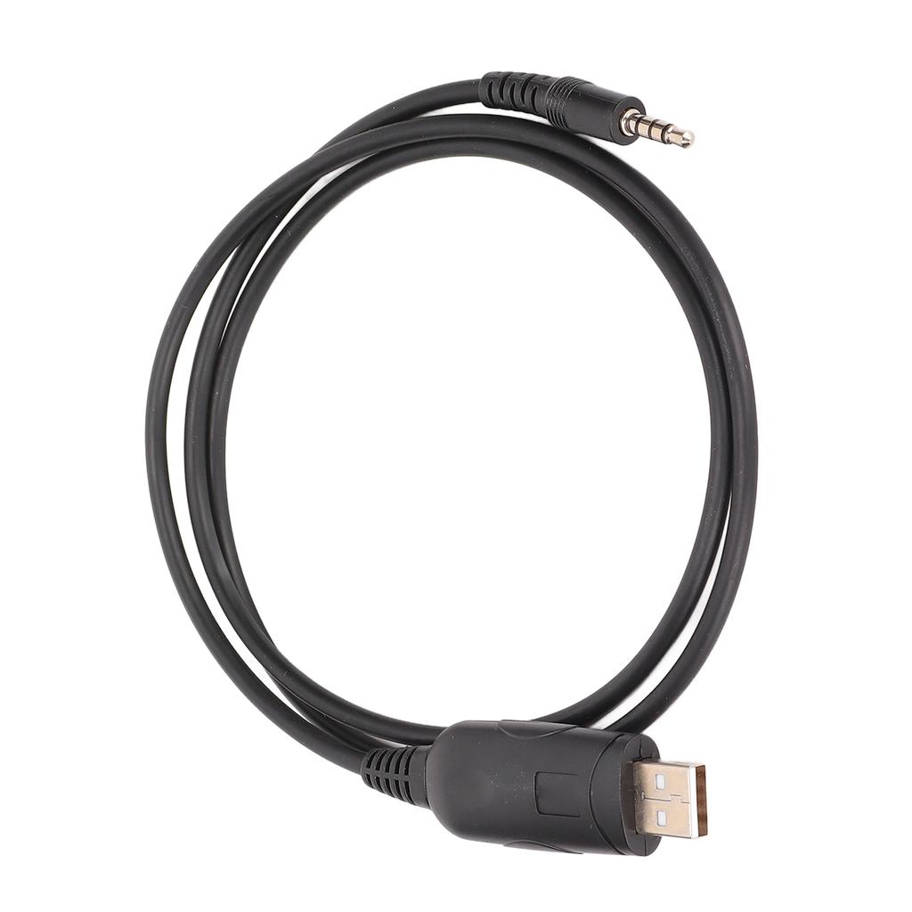 Programming Cable 3.5mm 0.14in Stable USB Write Frequency Cable for EVX‑216 EVX‑530 EVX‑531 EVX‑534 EVX‑539 CT‑106