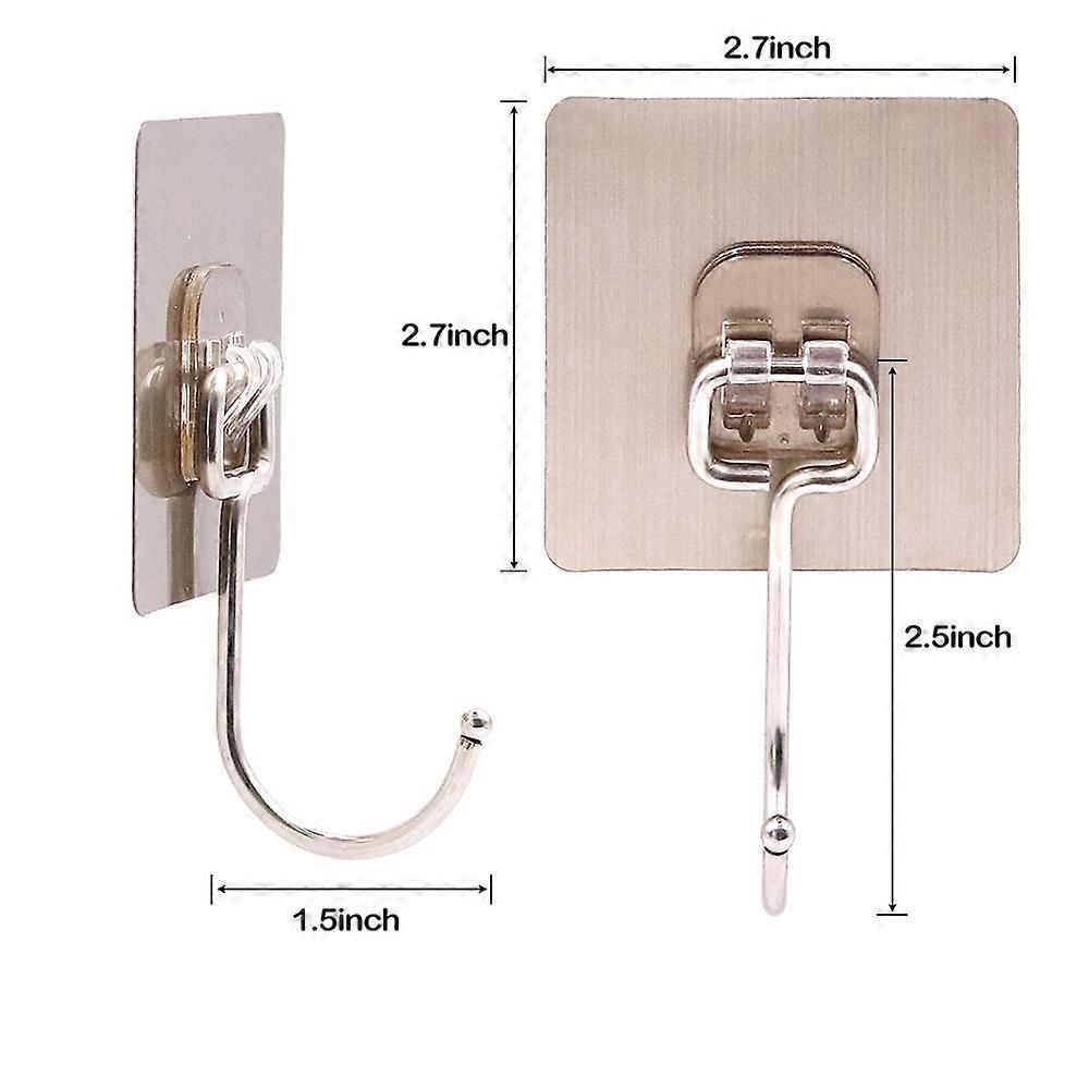 20 Pieces Large Wall Hooks for Hanging Heavy Duty 22lb(Max),Coat and Towel Adhesive Hooks,Wall Hange