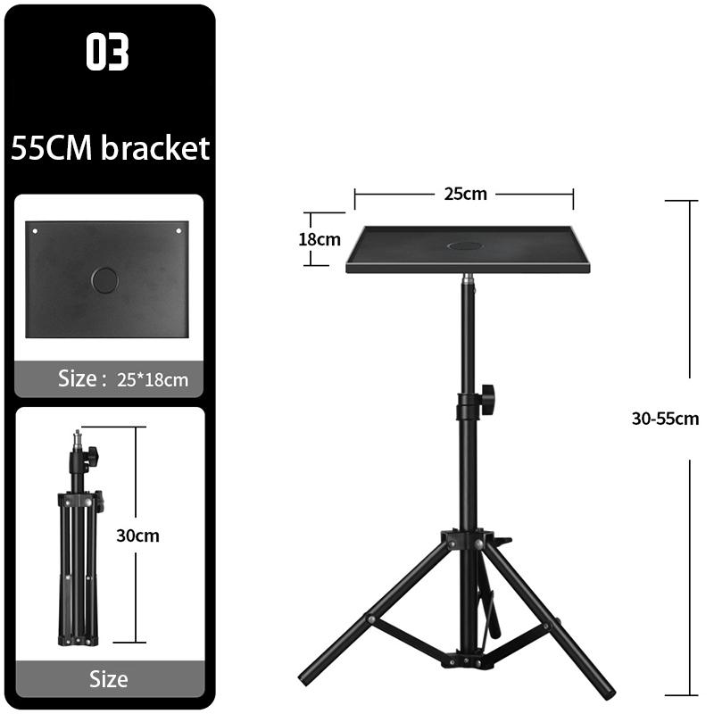 Universal Sound Card Projector Tray Live Microphone Tripod Stand Smartphone Camera Laptop Stand Bracket with 1/4Inch Thread New