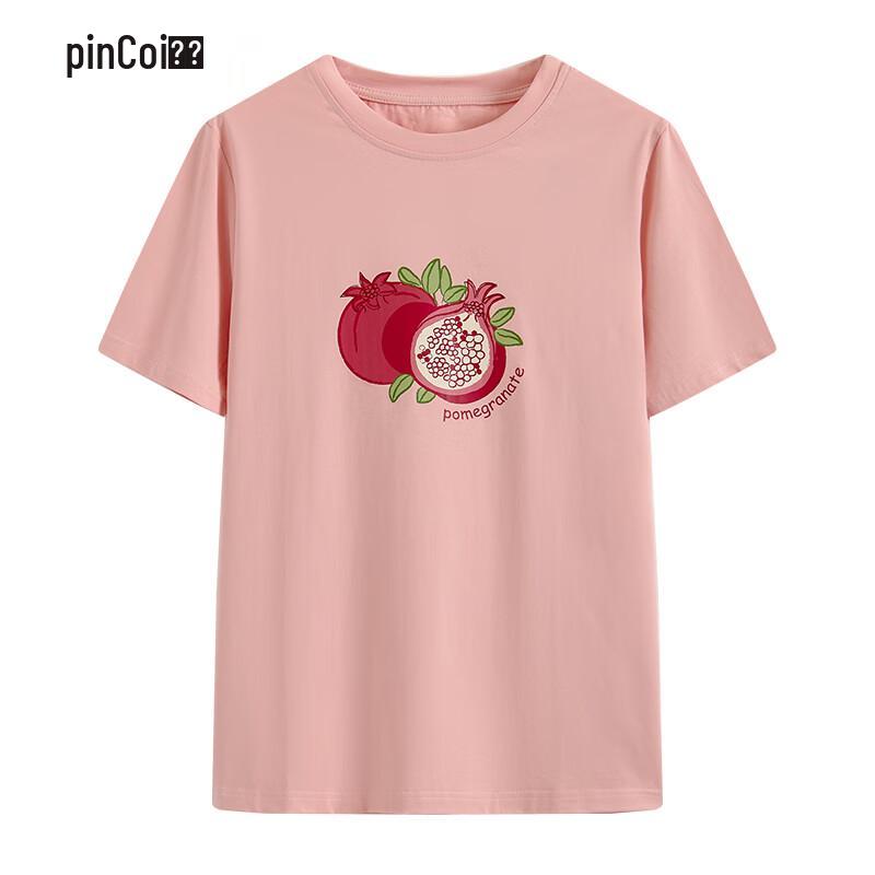 Pin Cai Women s Casual Round Neck T-shirt M