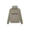 Fear Of God Essentials Knit Pullover Hoodie With Solid Color Logo Unisex Tops Pistachio-Green FOG-FW21-013
