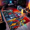 High-quality Cartoon T-Transformers Autobots 3D Bathroom Anti-Slip Mat Rugs for Home Kitchen Floor Decor Carpet