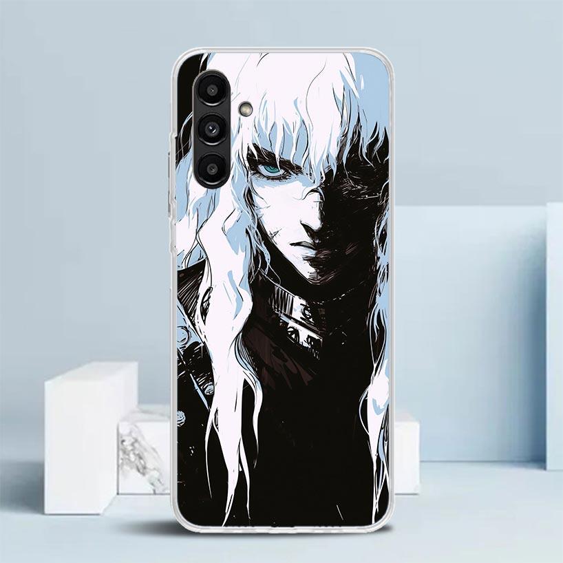 

Black White G-Guts B-Berserks Cover for Samsung Galaxy A17 A37 A57 A16 A26 A36 A56 A15 A14 A55 Phone Case A13 A53 A25 A35 A24 A3 Samsung A15