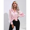Sleeve Long Fashion Highend Ladies Shirt Elegant Business Partydate Womens Tops Woman Casual Clothing