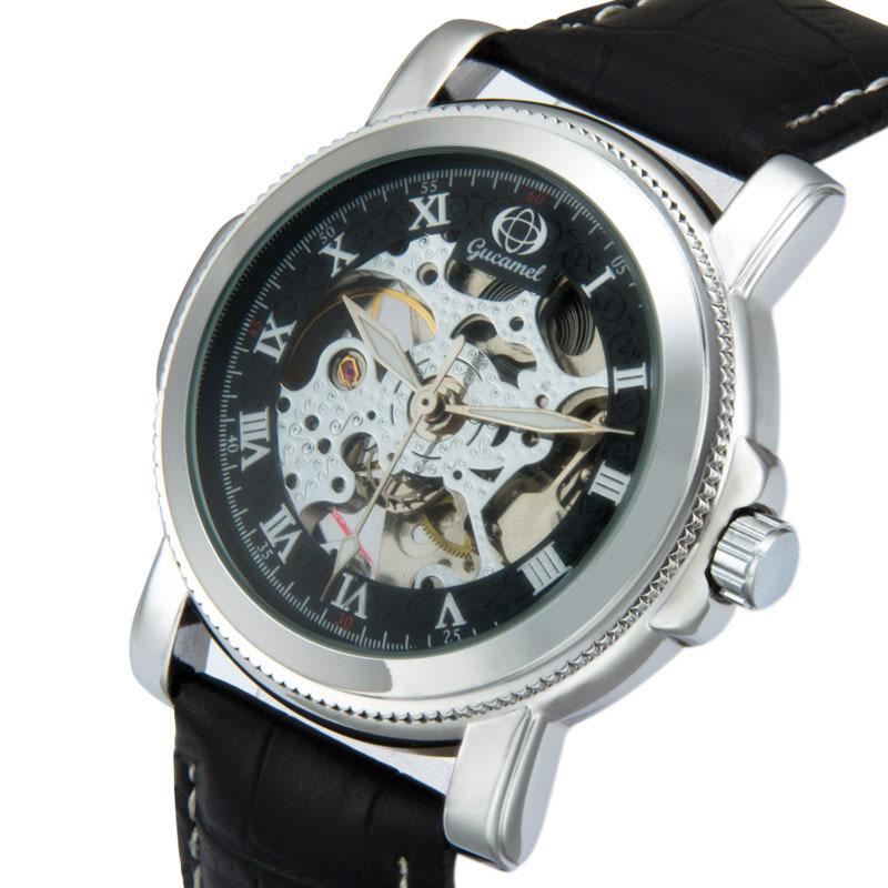 

GUCAMEL Модные деловые часы Механические мужские часы Мужские механические часы