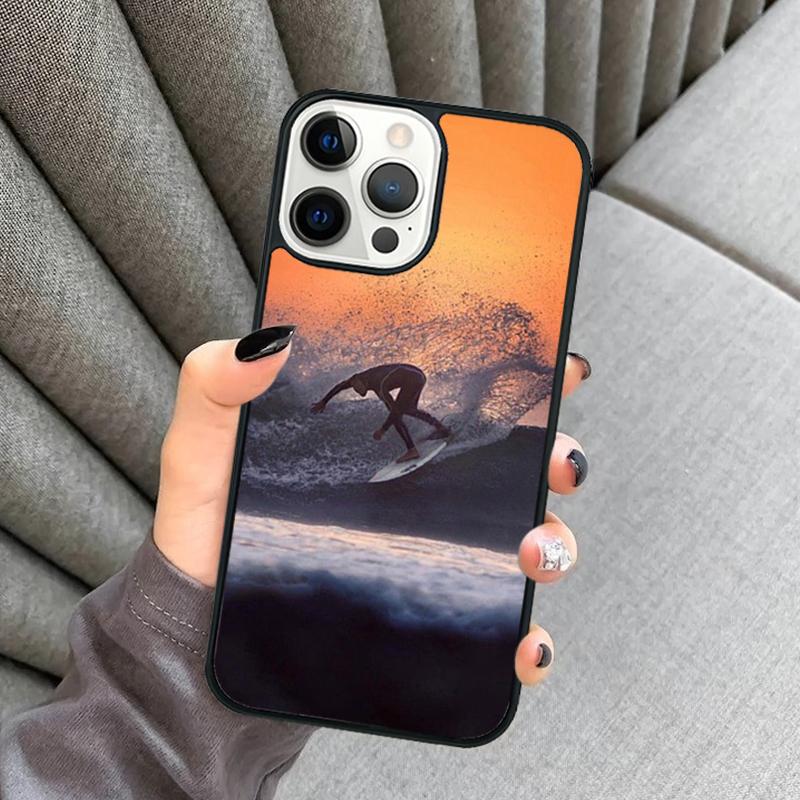 California Surfing Waves Phone Case For iPhone 17 Air 16 16e 15 13 14 Pro Max 11 12 Plus 2022 MAX Shell Cover Coque