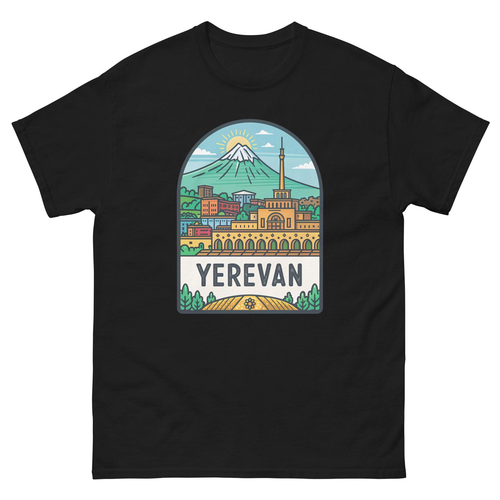 Yerevan World Travel Urban Area City T-Shirt L